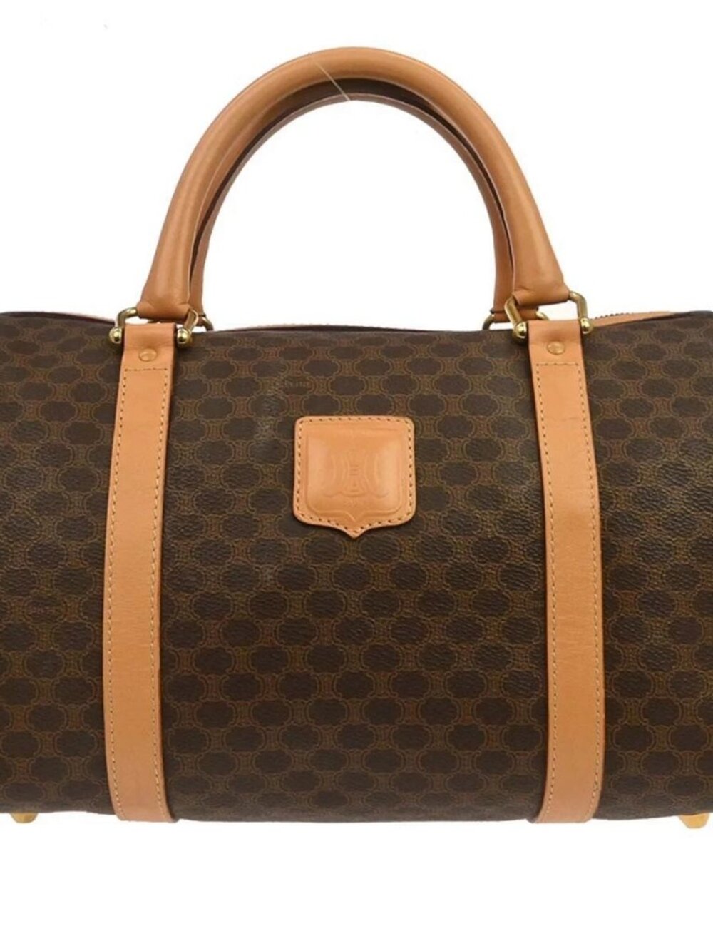 Celine Brown Macadam Handbag M14 187522